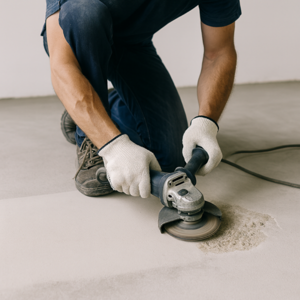 renovering af betongulv
