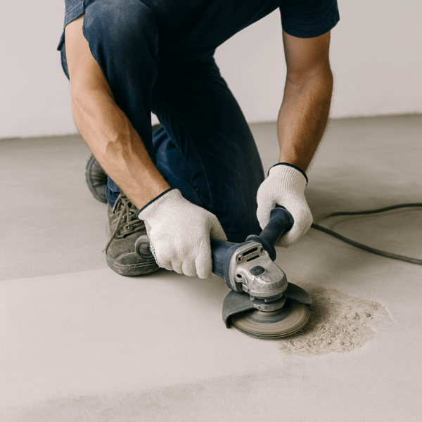 renovering af betongulv